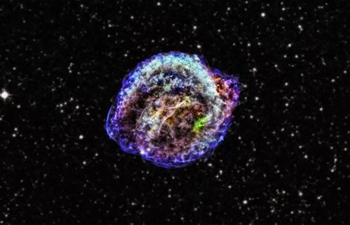 放射性“雪花”就像宇宙中最小的核弹一样